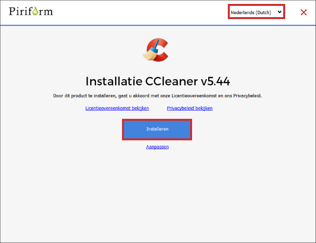 ccleaner gratis download nederlands